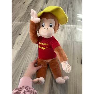 Curious George W/The Yellow Hat 18" Plush (approximately) Universal Studios